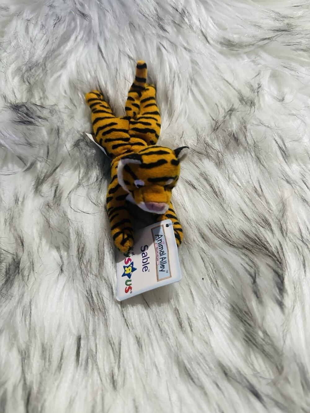 Animal Alley Sable Tiger Mini Plush Stuffed Animal Toys R Us 2001